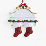 Gepersonaliseerde kerstkousornament