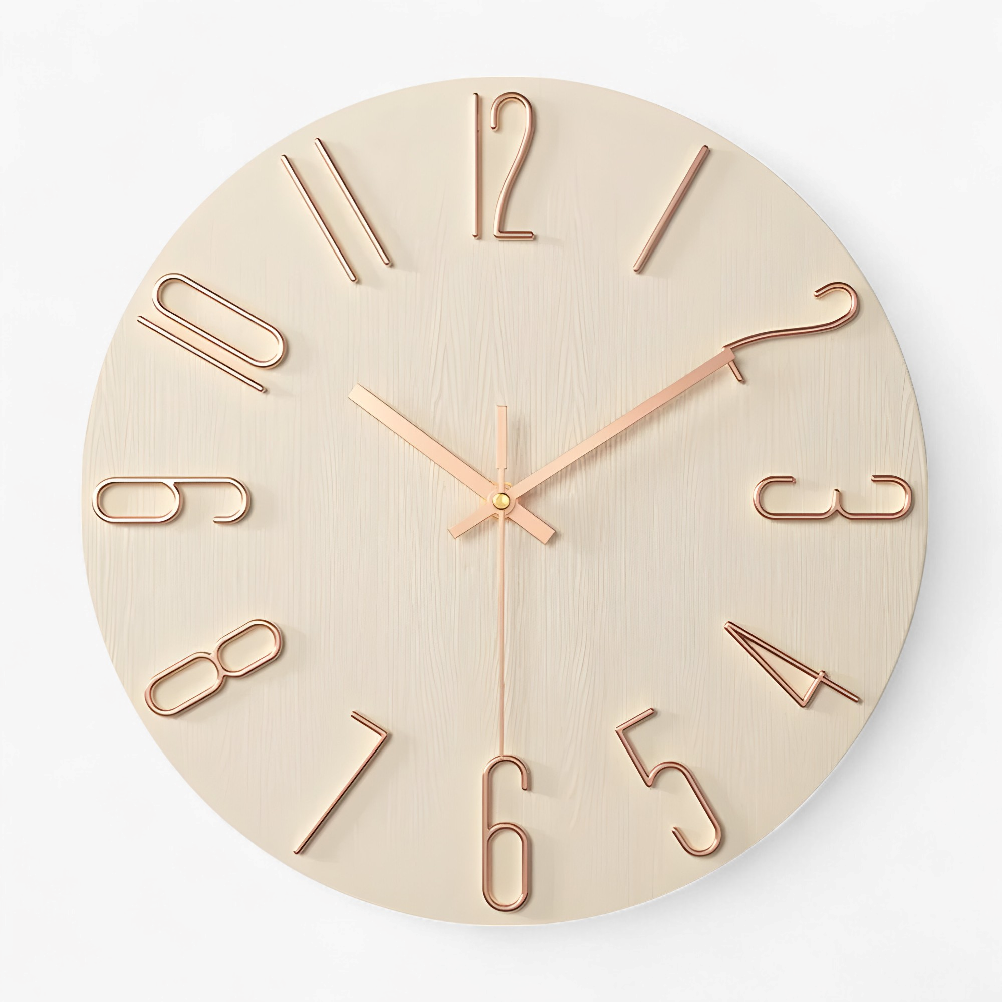 Orologio da Parete Moderno Design per Soggiorno Uomo - Rosa - accessori per soggiorno arredamento soggiorno decorazione casa design design minimalista home & garden movimento al quarzo orologio orologio da muro moderno orologio da parete moderno orologio elegante orologio in plastica orologio parete orologio silenzioso parete soggiorno uomo - Concept Palermo
