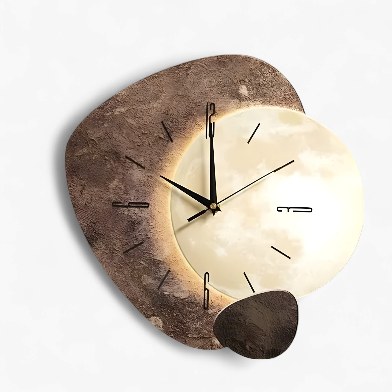 Orologio da Parete Moderno in Bambù Naturale Design Silenzioso per Soggiorno/Ufficio - Luce brillante (Argi) - accessori per la casa bamboe decorazione per interni illuminazione USB orologio orologio da parete elegante orologio design contemporaneo orologio in bambù orologio minimalista orologio moderno orologio parete orologio silenzioso orologio versatile parete wall clocks - Concept Palermo