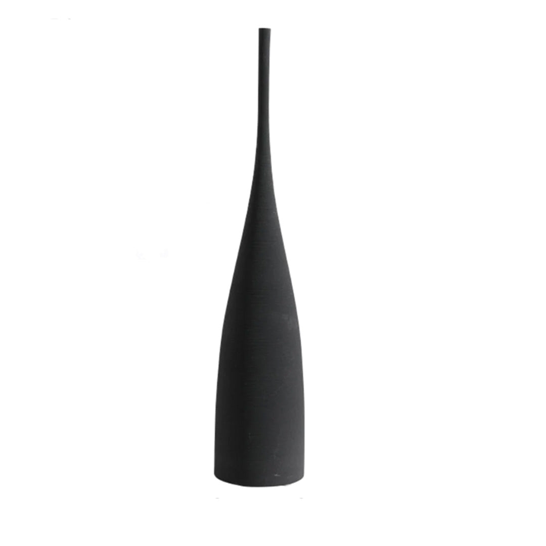 Vaso in ceramica Osram per interni moderni - Nero medio - ceramica Ceramics Decor home & garden interni moderni osram Vases vaso vaso ceramica - Concept Palermo