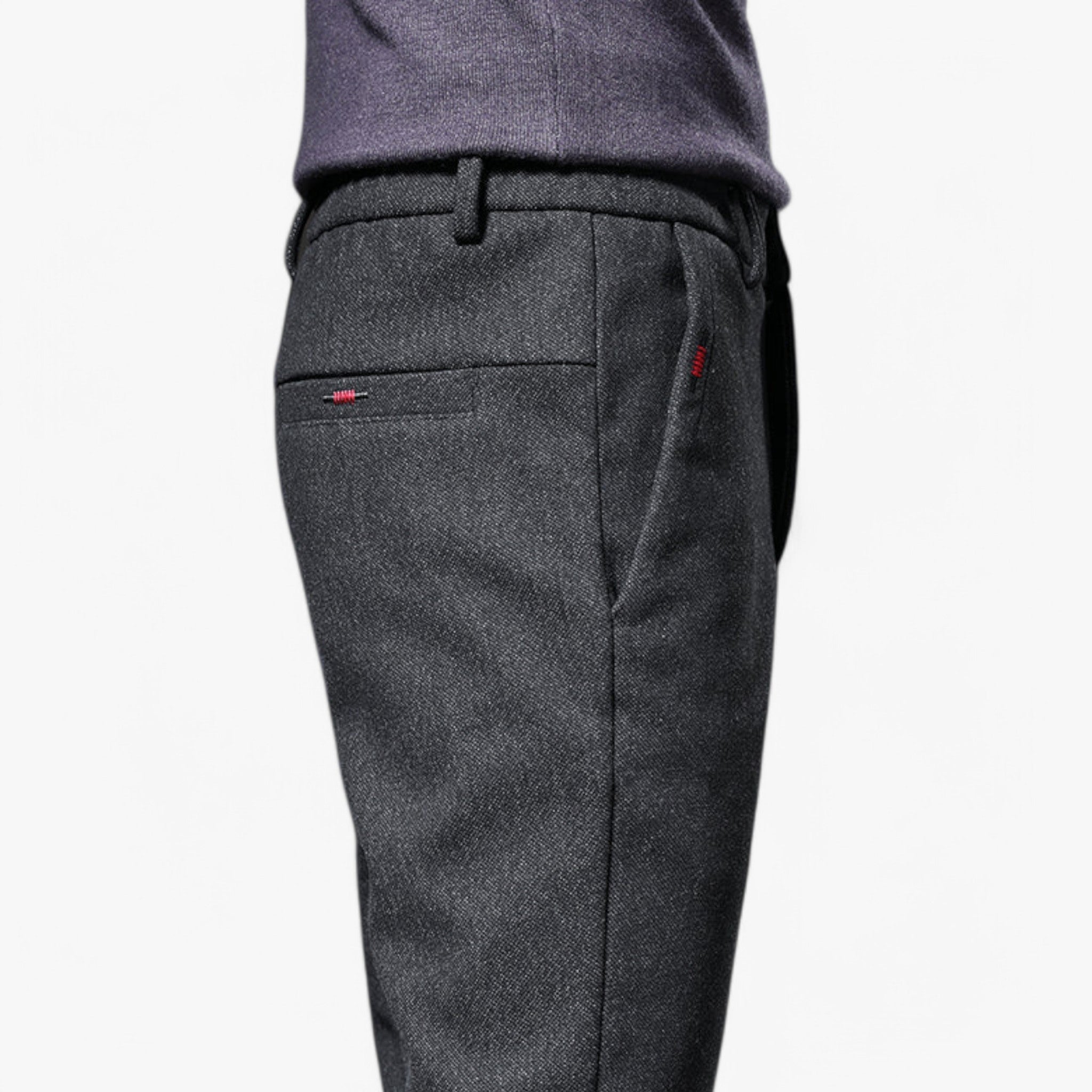 Pantalone Uomo Cotone Stretch Blu Comfort Fit - - comfort cotone pantalone pantalone uomo pants stretch uomo - Concept Palermo