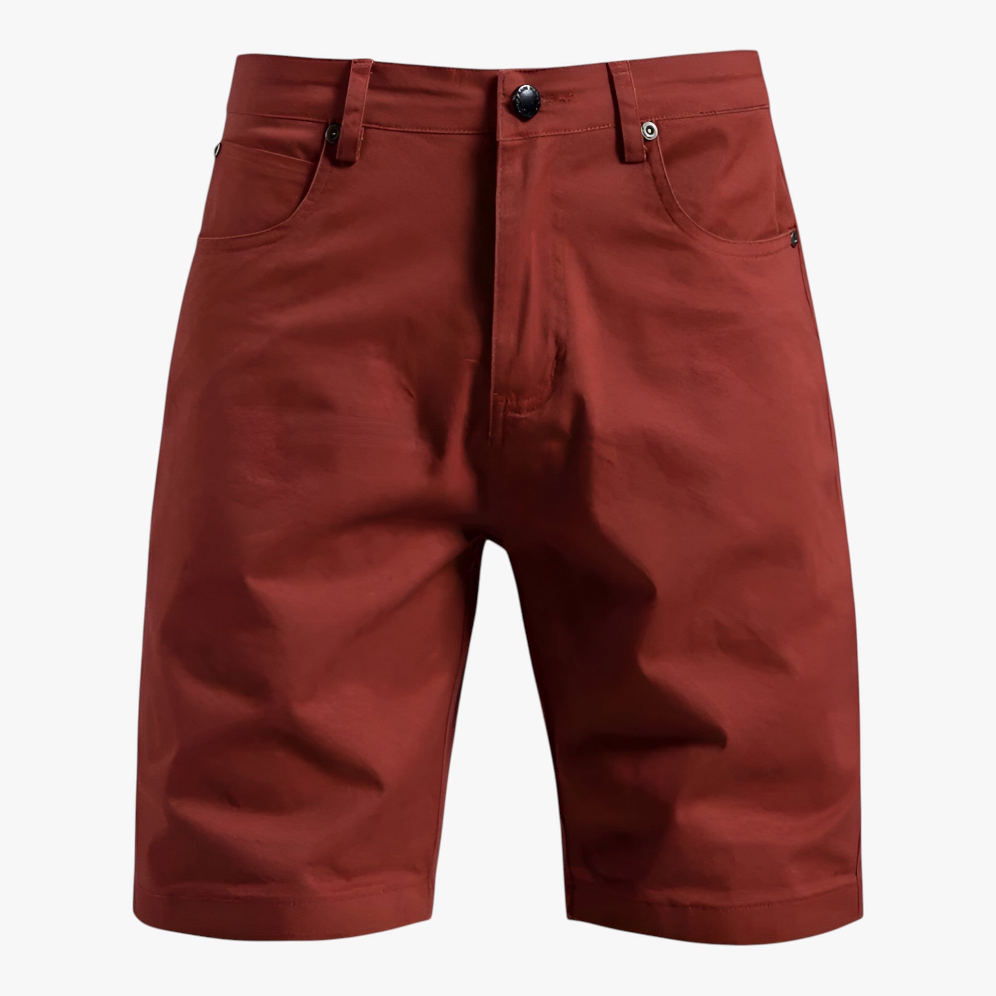 Pantaloni Corti Estivi Confortevoli Uomo Cotone - Marrone - abbigliamento estivo abbigliamento outdoor confortevoli corti cotone estivi pantaloni pantaloni comodi pantaloni con tasche pantaloni corti pantaloni corti estivi pantaloni elasticizzati pantaloni in cotone pantaloni traspiranti pantaloni versatili shorts stile casual uomo - Concept Palermo