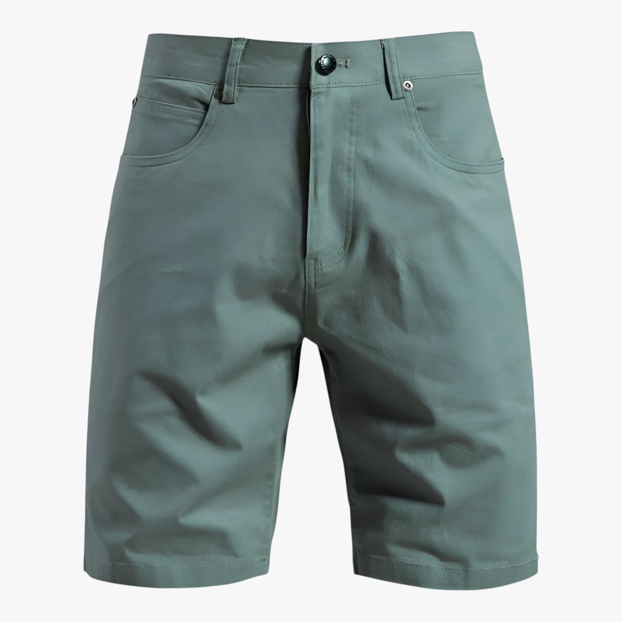Pantaloni Corti Uomo Casual Estivi in Cotone - Verde - abbigliamento estivo abbigliamento traspirante casual corti cotone estivi moda casual pantaloni pantaloni con tasche pantaloni corti pantaloni corti estivi pantaloni in cotone pantaloni leggeri pantaloni per attività all'aperto shorts stile casual uomo - Concept Palermo