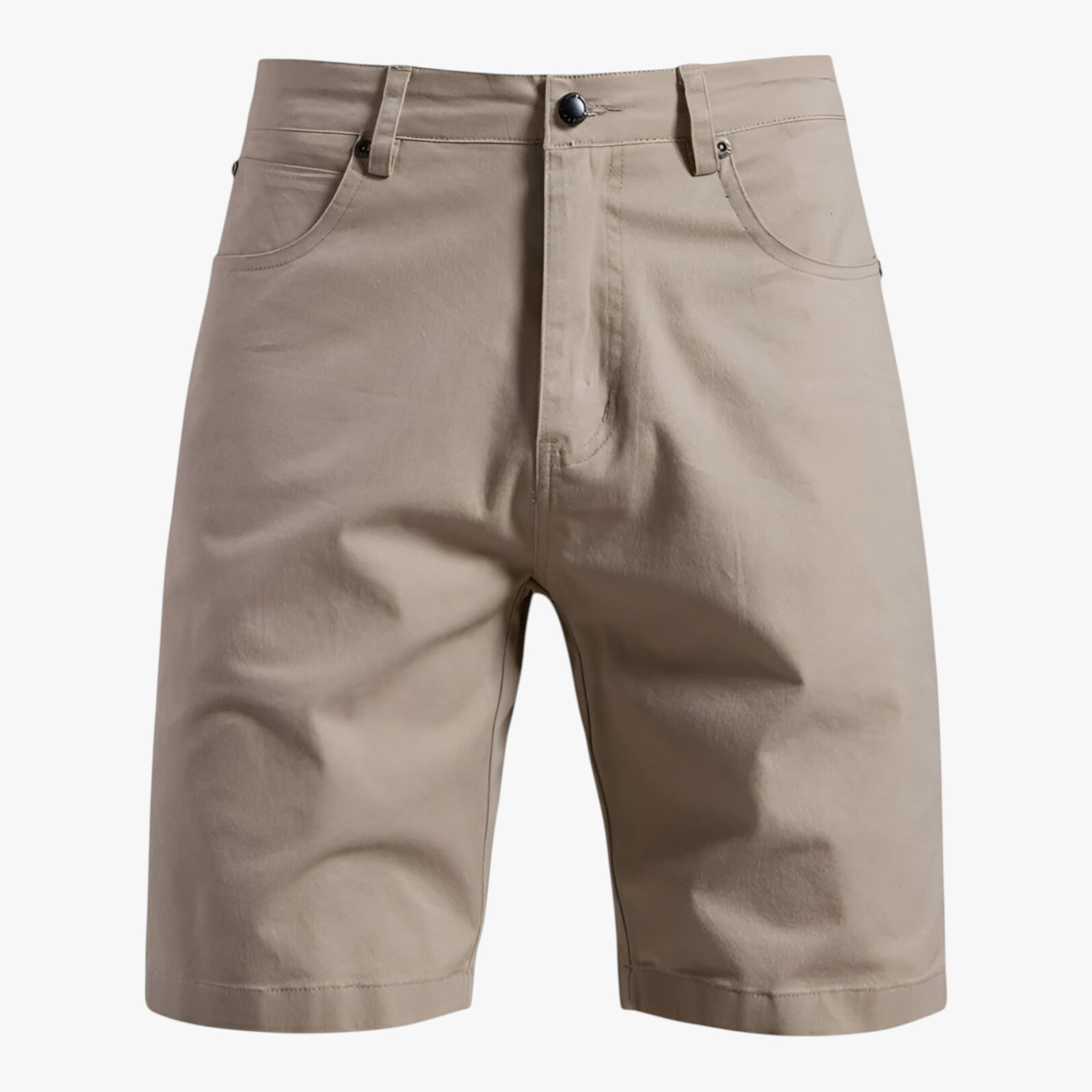 Pantaloni Corti Uomo Leggeri in Cotone - Albicocca - abbigliamento estivo attività all'aperto comfort estivo corti cotone leggeri pantaloni pantaloni casual pantaloni corti pantaloni leggeri shorts stile versatile tasche funzionali uomo - Concept Palermo