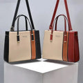 Bolso para mujer patchwork en ecopiel con bandolera ajustable - estilo boho chic