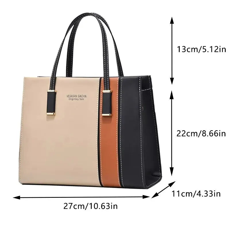 Borsa Donna Patchwork in Ecopelle con Tracolla Regolabile - Stile Boho Chic - - bags borsa borsa patchwork donna new_for_google patchwork regolabile tracolla - Concept Palermo