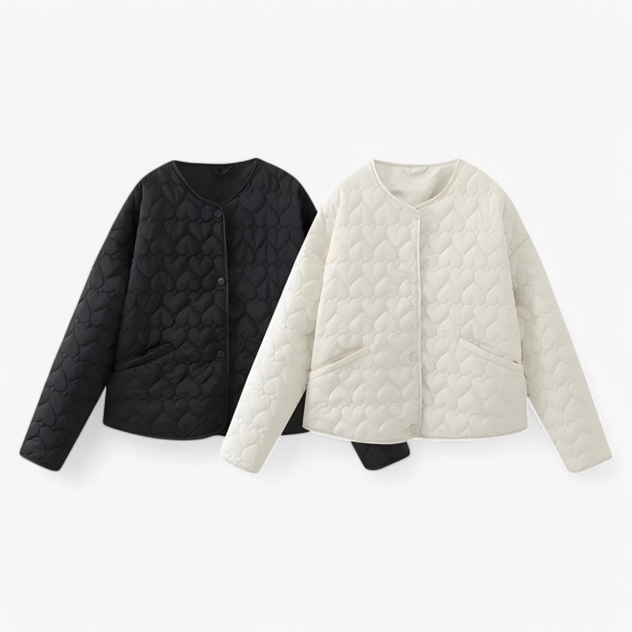 Giacca trapuntata a cuore - Comfort versatile per l'autunno/inverno - - autunno comfort cotton jacket cuore giacca giacca trapuntata inverno jacket Jacket women Jackets & Coats trapuntata versatile winter jacket Winter jacket women - Concept Palermo
