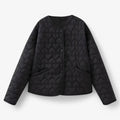 Chaqueta acolchada con diseño de corazón - Comodidad versátil para otoño/invierno
