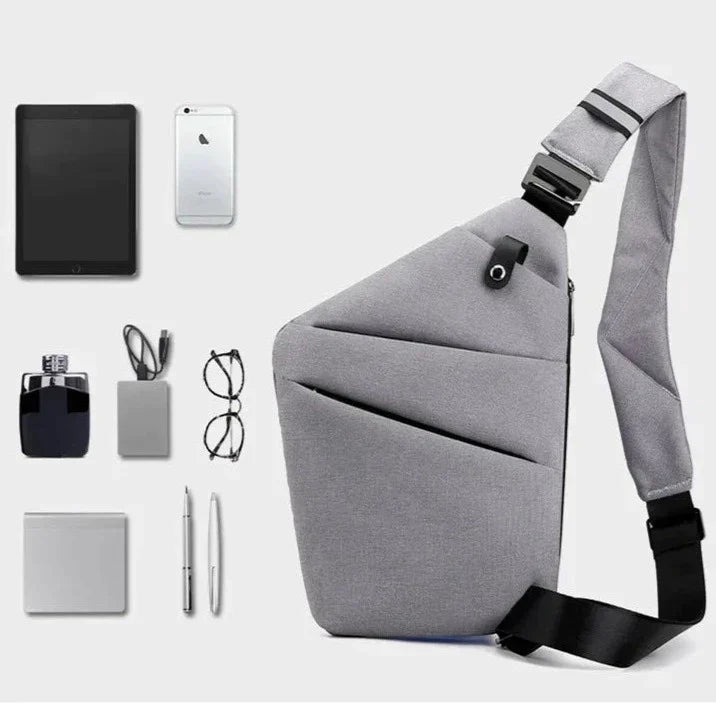 Borsa da viaggio antiscasso Uomo - Grigio - antiscasso bags bags for men borsa borsa viaggio uomo viaggio - Concept Palermo