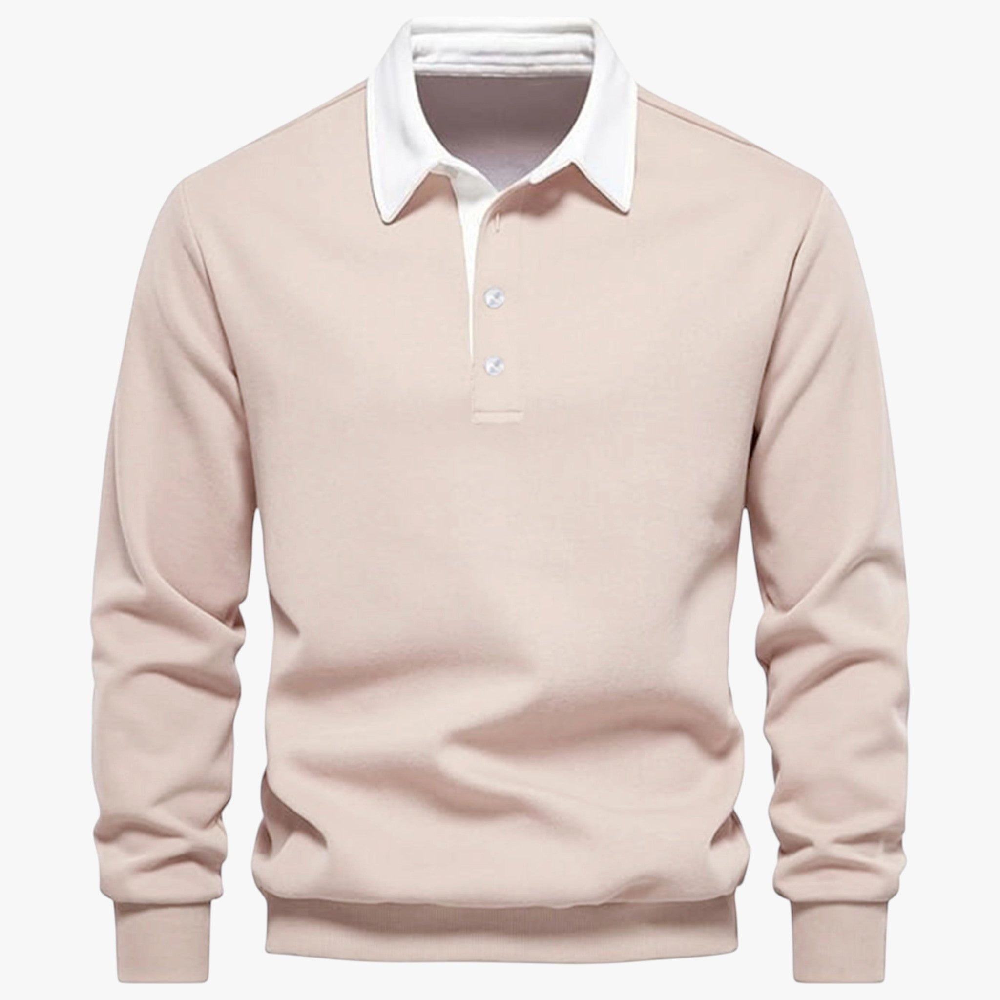Pullover Maschile in Pile con Bottoni - Rosa - bottoni maschile pile pullover pullover maschile Sweaters - Concept Palermo