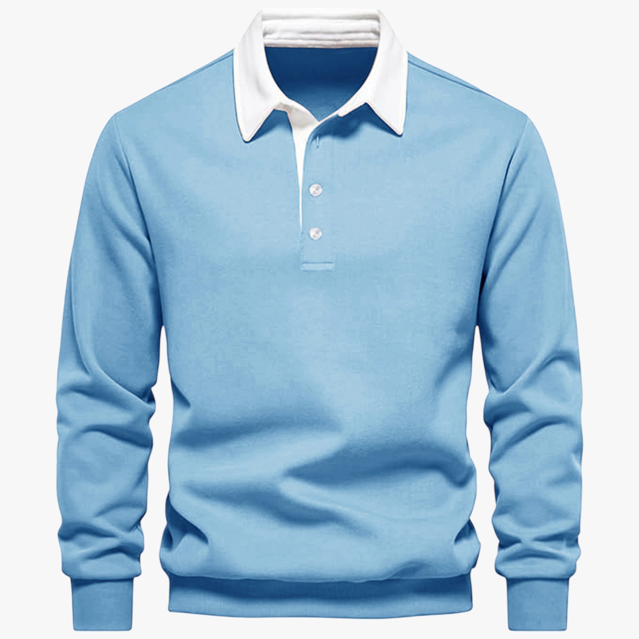 Pullover Maschile in Pile con Bottoni - Blu - bottoni maschile pile pullover pullover maschile Sweaters - Concept Palermo