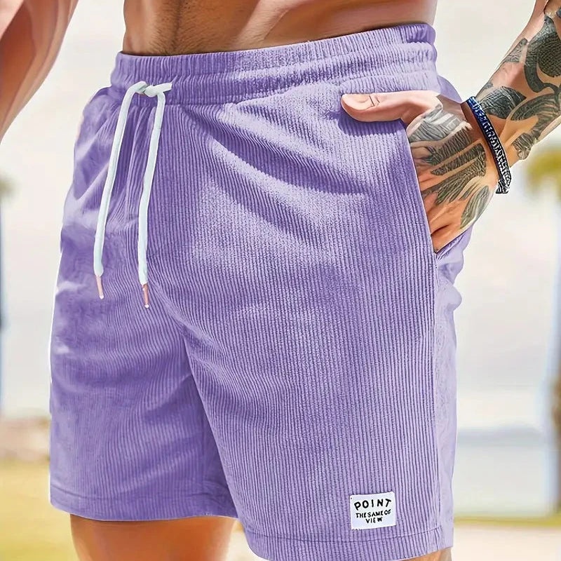 Pantaloncini da Donna Velluto a Coste Leggero con Coulisse - Confortevole e di Tendenza