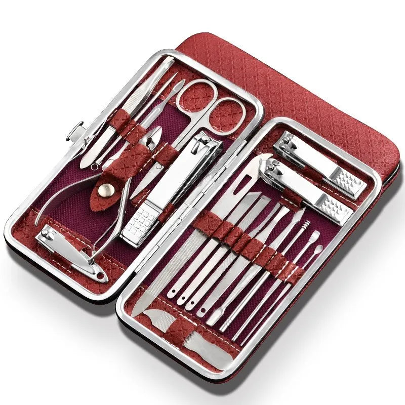 LuxeTools - Set professionale da 19 pezzi in acciaio inossidabile per tagliare le unghie - - acciaio clipper inossidabile luxetools luxetools - set professionale da 19 pezzi in acciaio inossidabile per tagliare le unghie - € nail clipper nail clipper set pezzi professionale tagliare unghie - Concept Palermo
