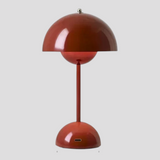 Oplaadbare LED Tafellamp via USB in Acryl - Paddenstoel Design, 30 cm