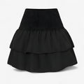Minifalda boho de talle alto Mujer