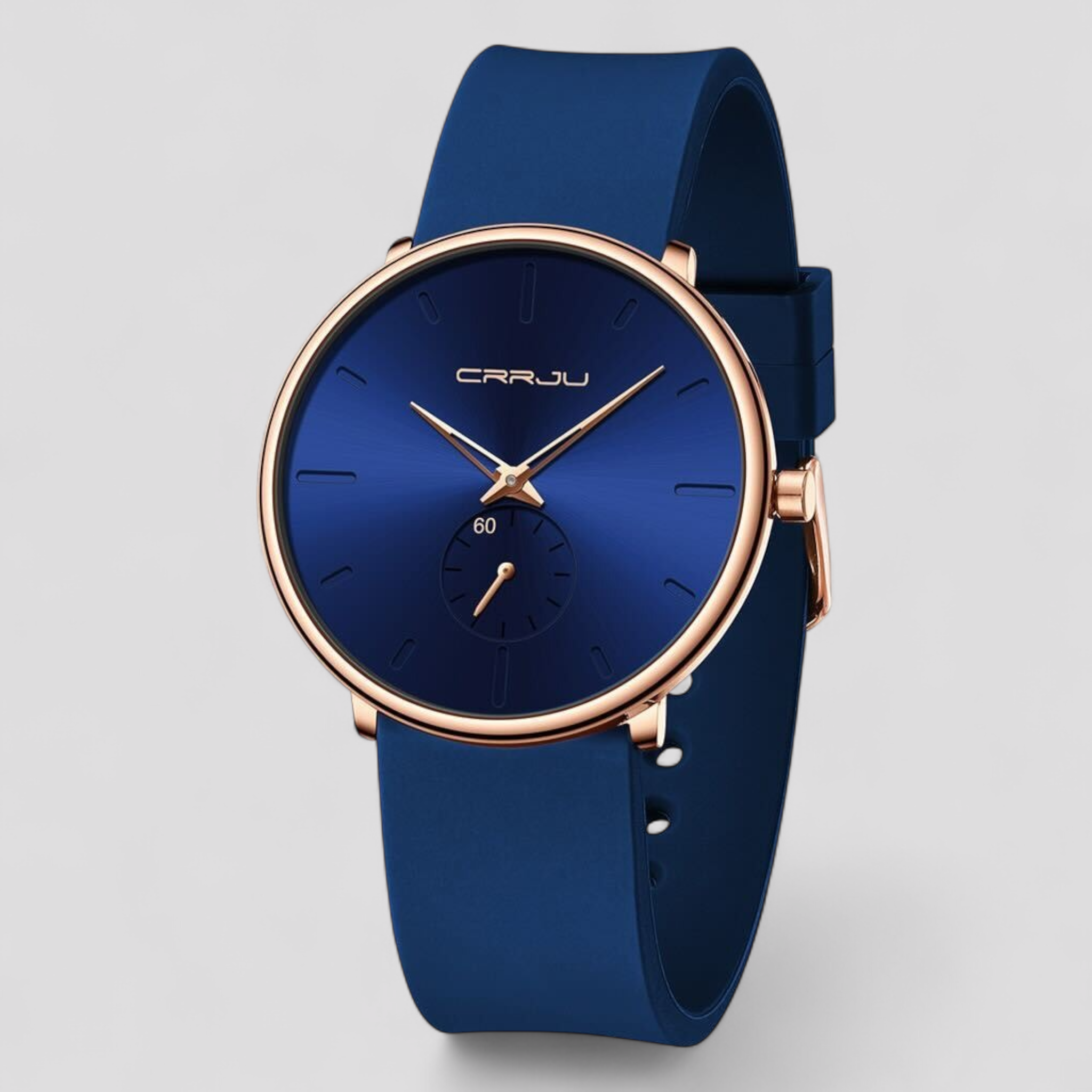 Orologio da Uomo Nero Blu - Orologio da Polso al Quarzo di Lusso Impermeabile