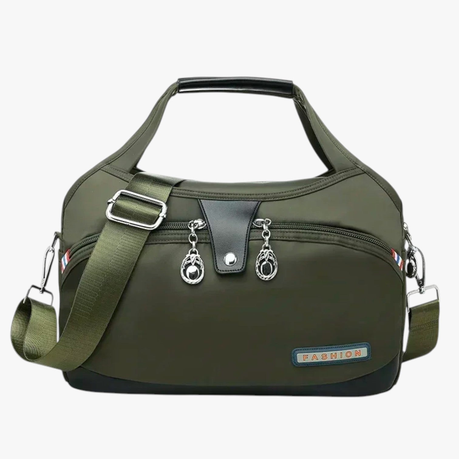 Borsa a tracolla alla moda con spazio extra Donna - Verde militare - alla bag Bags borsa borsa tracolla donna extra handbags moda spazio women bags Women's handbags - Concept Palermo