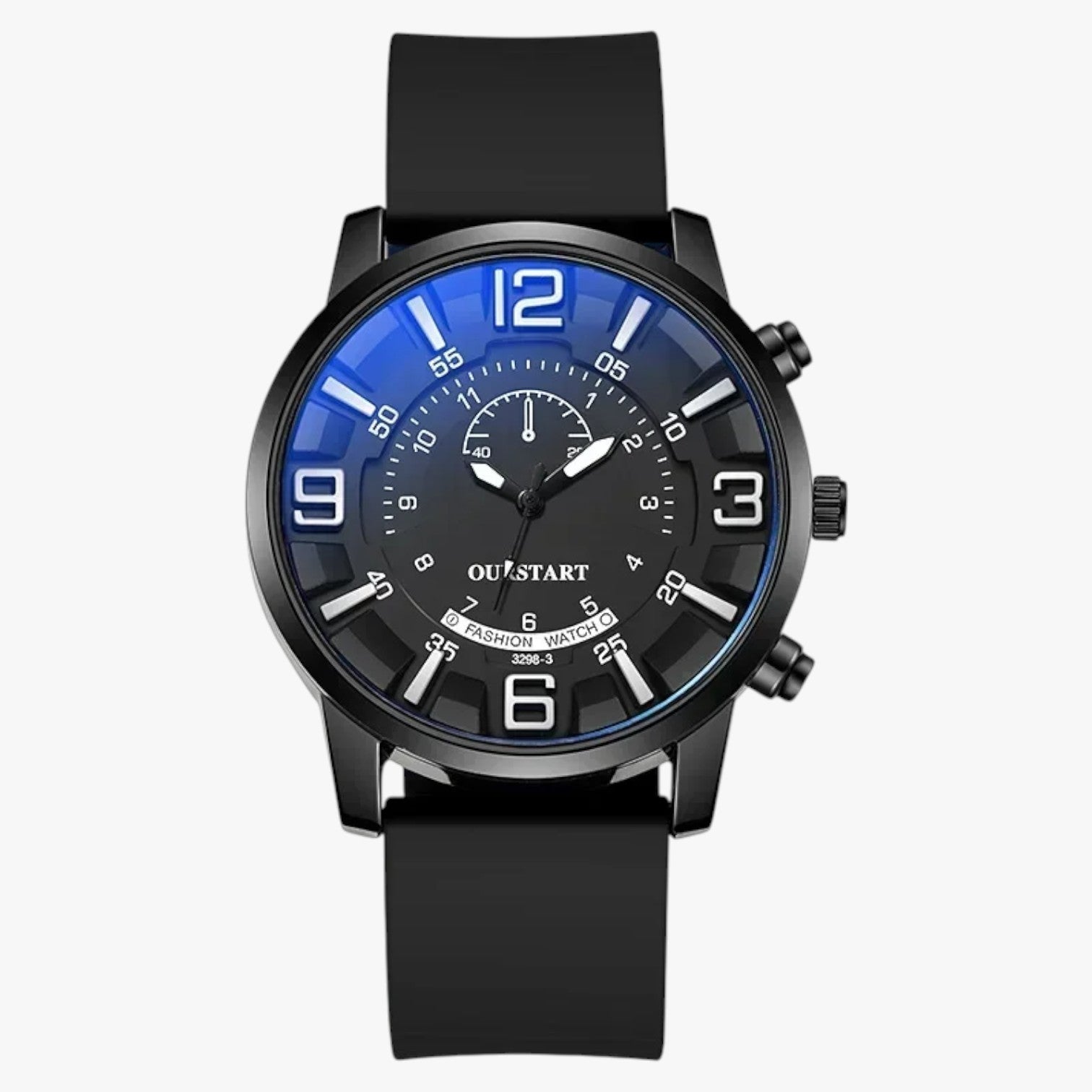 Orologio Uomo in Silicone Quarzo Preciso, Stile Casual Quotidiano - nero - casual orologio orologio uomo preciso quarzo quotidiano silicone stile watch watch for men WATCHES FOR MEN - Concept Palermo