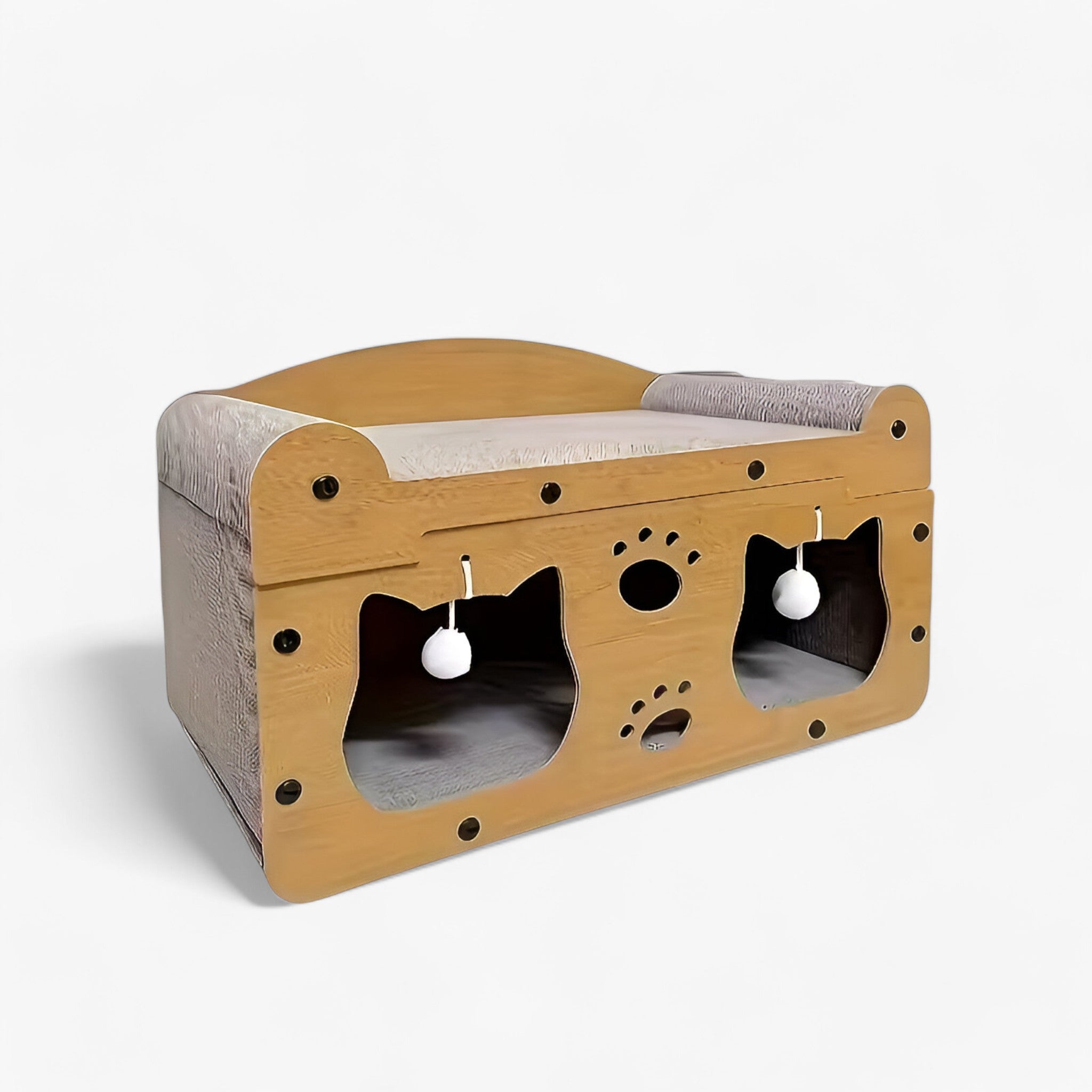 Letto per gatti e graffiatore 2-in-1 Uomo - - gatti graffiatore letto letto gatti pets & supplies uomo - Concept Palermo