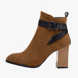 Hoge dameslaarzen met gesp - elegantie en comfort voor herfst/winter