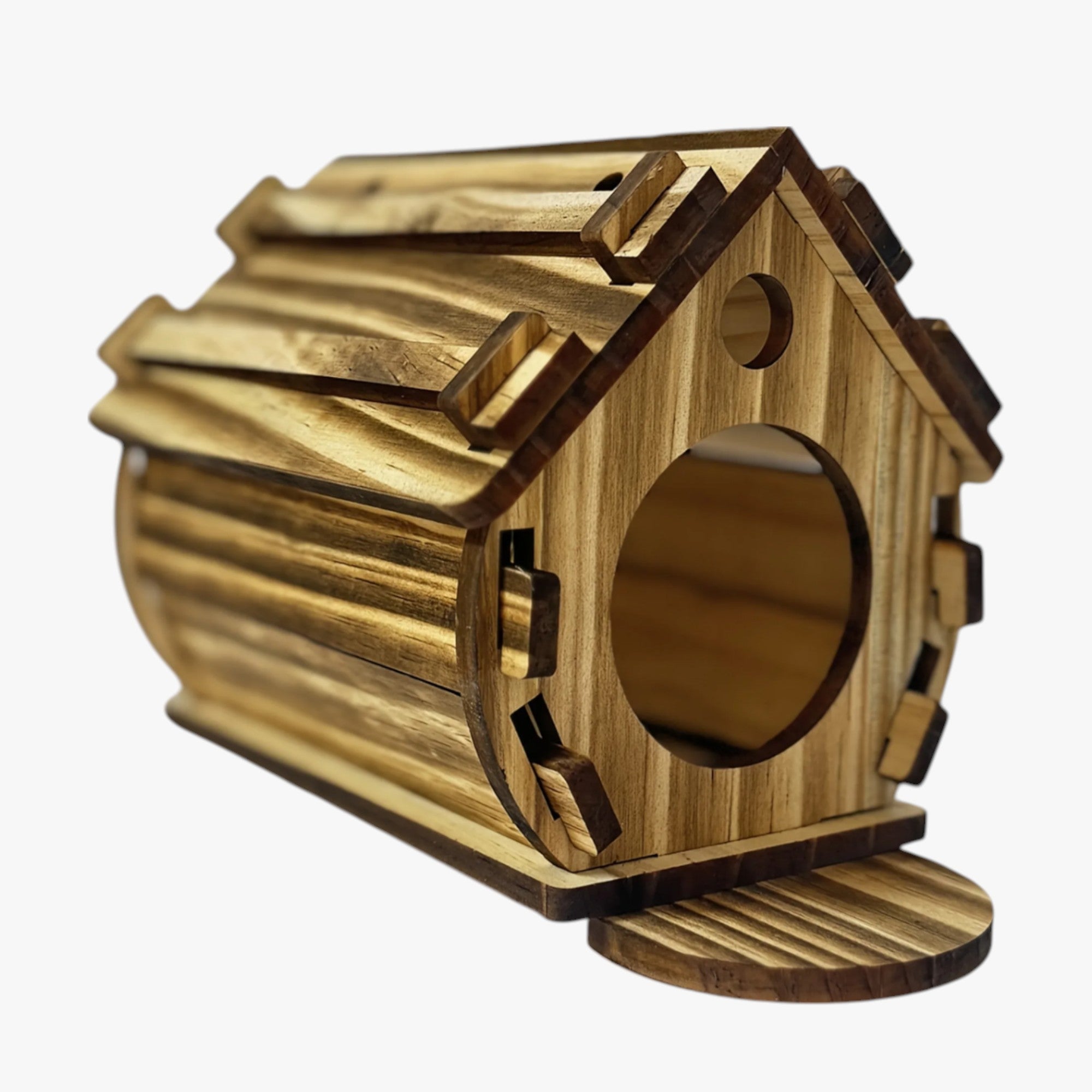Casetta in legno per uccelli da giardino - Cioccolato - casetta casetta legno giardino legno pet petproduct Pets pets & supplies uccelli - Concept Palermo