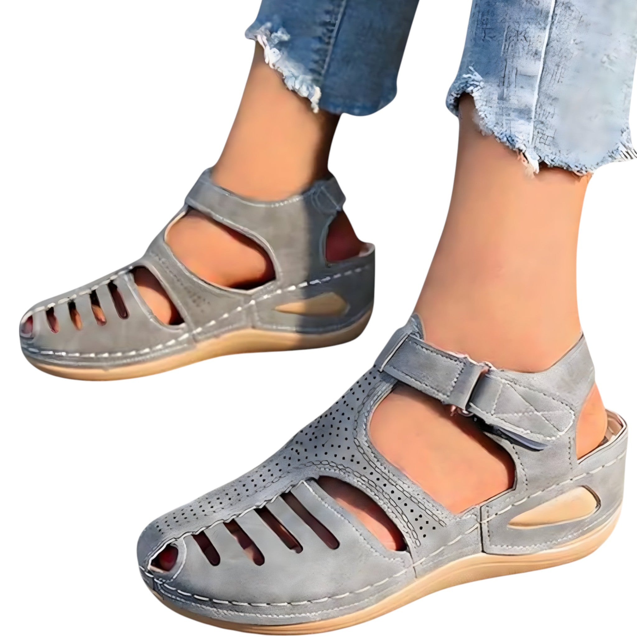 Sandali comfort traforati con cinturino Uomo - - breathable sandals casual sandals cinturino comfort easy wear sandals fashion sandals nova | sandali comfort traforati con cinturino - €25 sandali sandali comfort traforati uomo - Concept Palermo