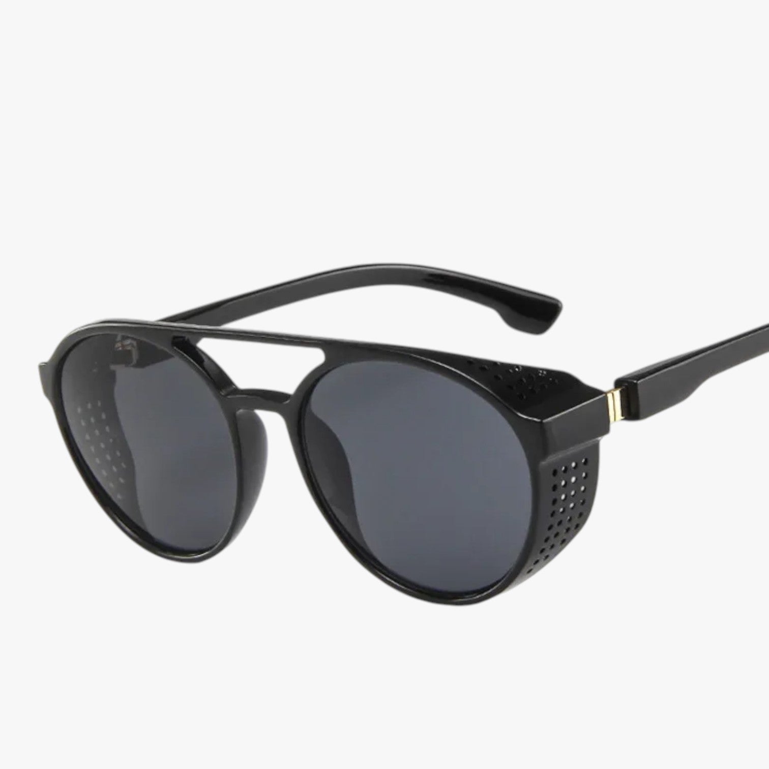 Occhiali da sole punk vintage per uomo - nero nero Come mostrato nella figura - Fashion Sunglasses mens sunglasses occhiali occhiali sole punk sole sunglasses uomo vintage - Concept Palermo