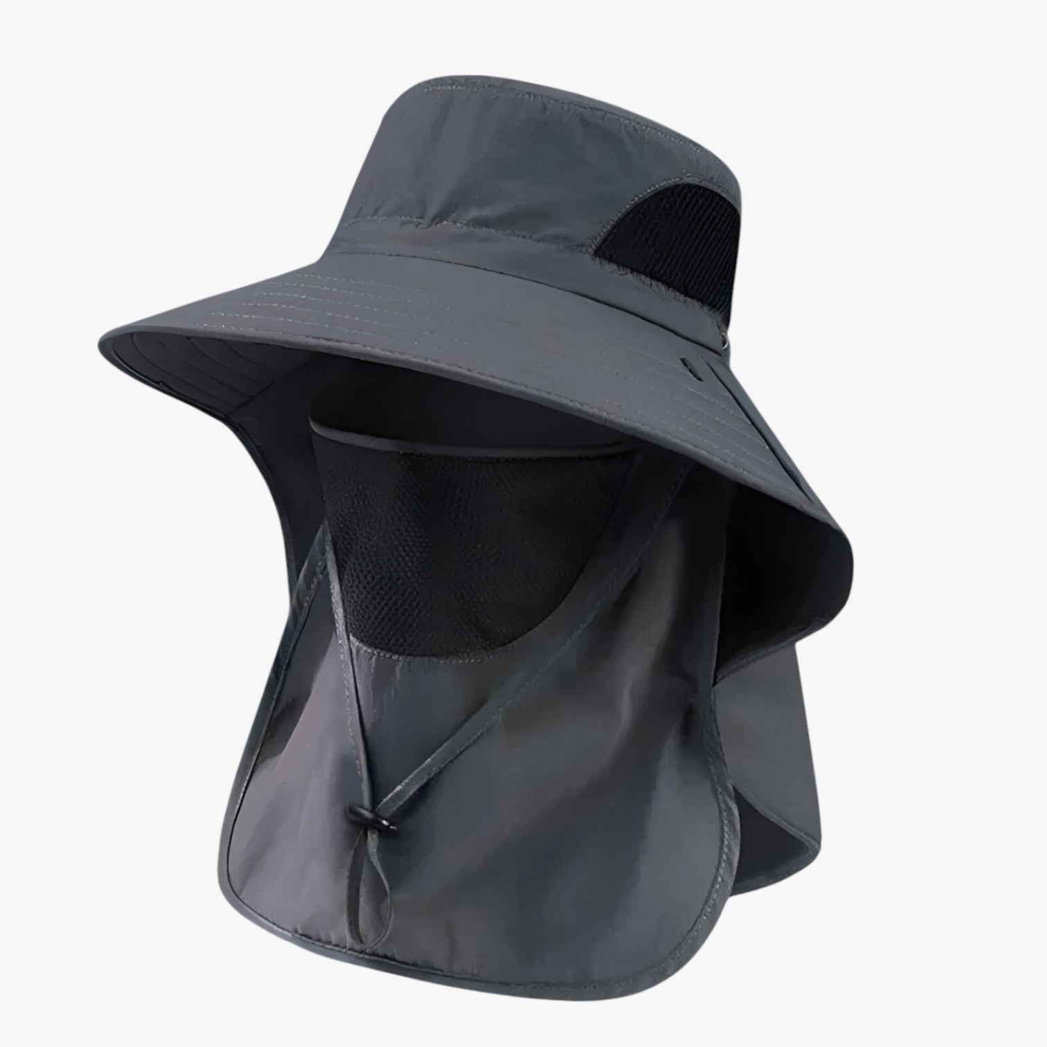 Scarpa da pesca protettiva UV con maschera Uomo - grigio scuro Taglia unica - bucket hats maschera men's hat mens accessory pesca protettiva scarpa scarpa pesca Sun Hats uomo - Concept Palermo