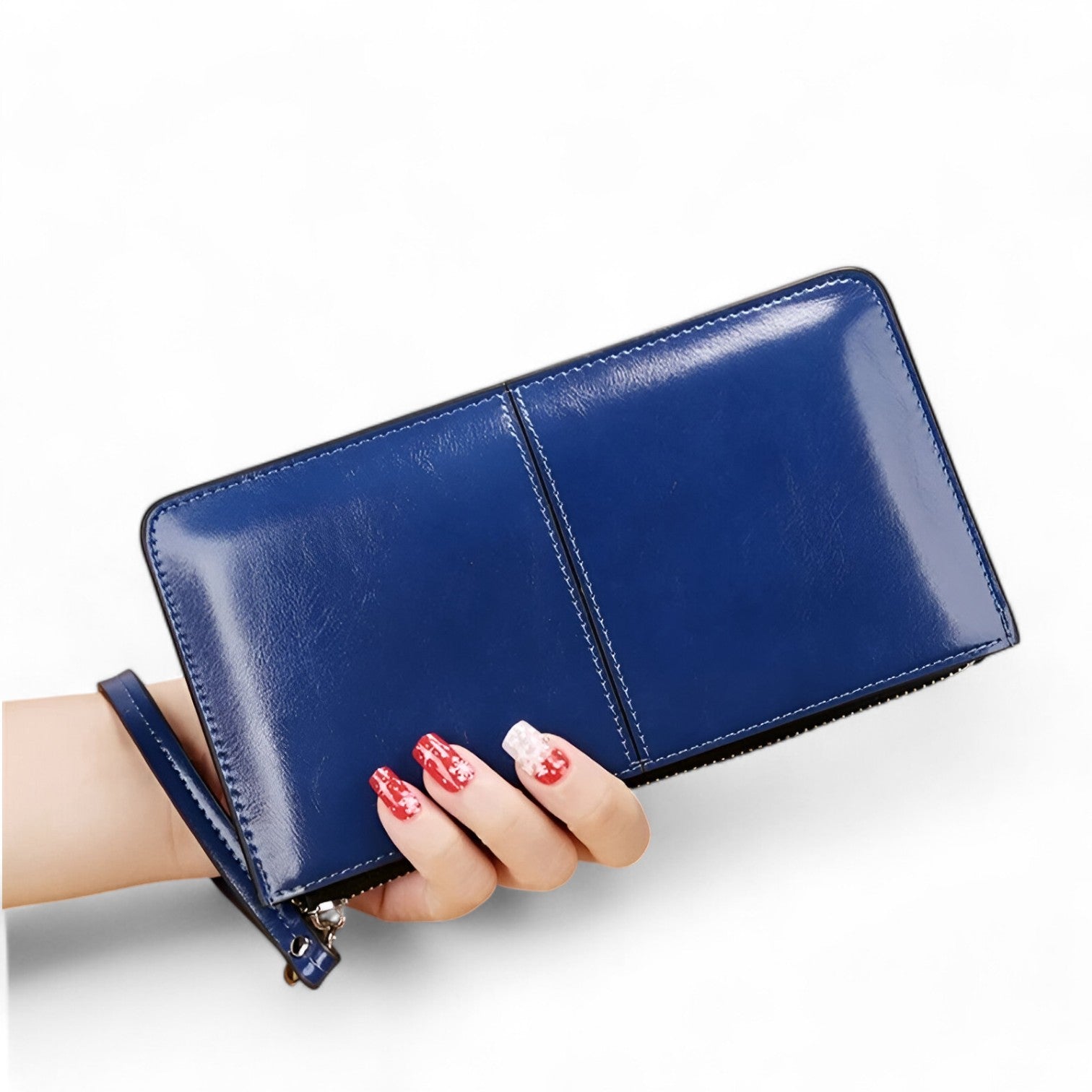 Borsa Vintage in PU Pelle – Grande Capacità e Stile per Donne Donna - blu - accessories women borsa borsa vintage capacità donna donne pelle stile vintage wallet womens wallet - Concept Palermo