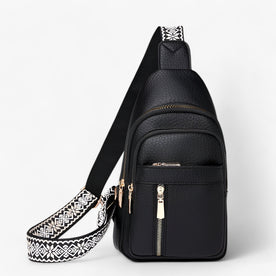 Moderna borsa a petto in PU - Versatile Donna - Nero - bags borsa donna Gift Gifts for women Linen moderna moderna borsa petto Shoulder Bag versatile women womens bag womens fashion - Concept Palermo