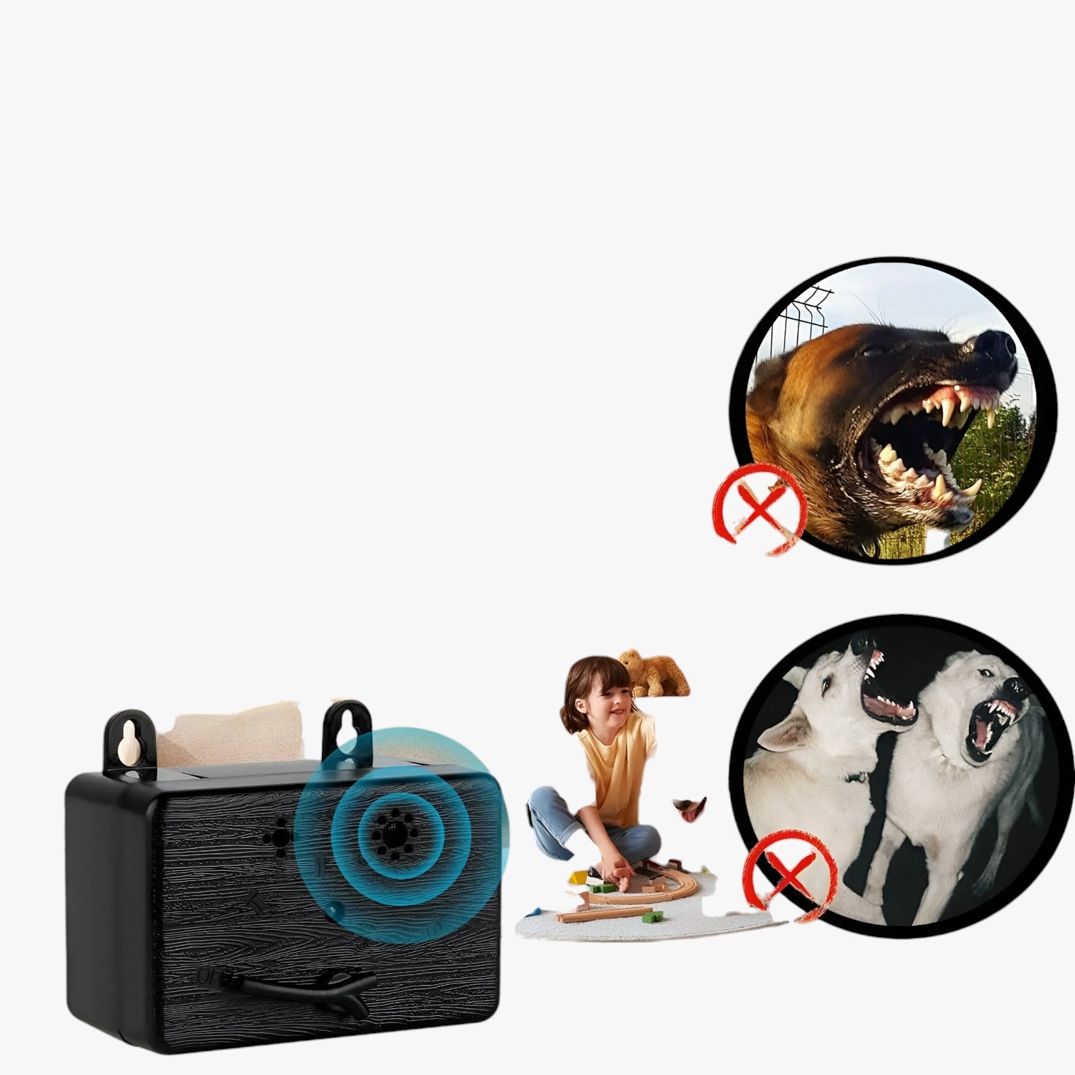 Anti Abbaio Ultrasuoni Ricaricabile UL2025 per Cani - Sicuro, Impermeabile, Portatile - - abbaio anti dispositivo dispositivo anti impermeabili pet petproduct Pets pets & supplies sicuri ultrasuoni - Concept Palermo