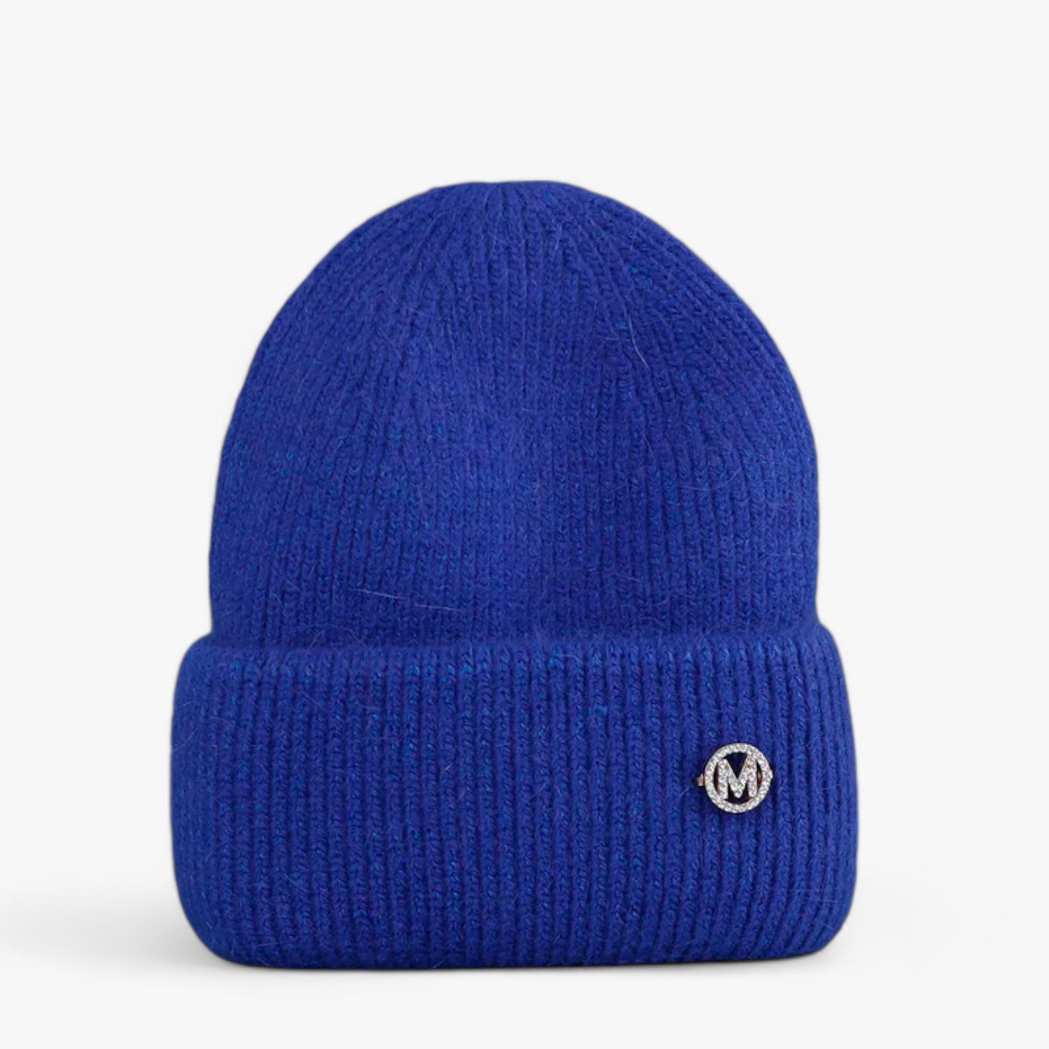 Cappello invernale: calore con vera pelliccia di coniglio Donna - Blu reale con M 54cm-60cm - beanies bucket hats calore cappello cappello invernale coniglio donna hat invernale pelliccia Sun Hats - Concept Palermo