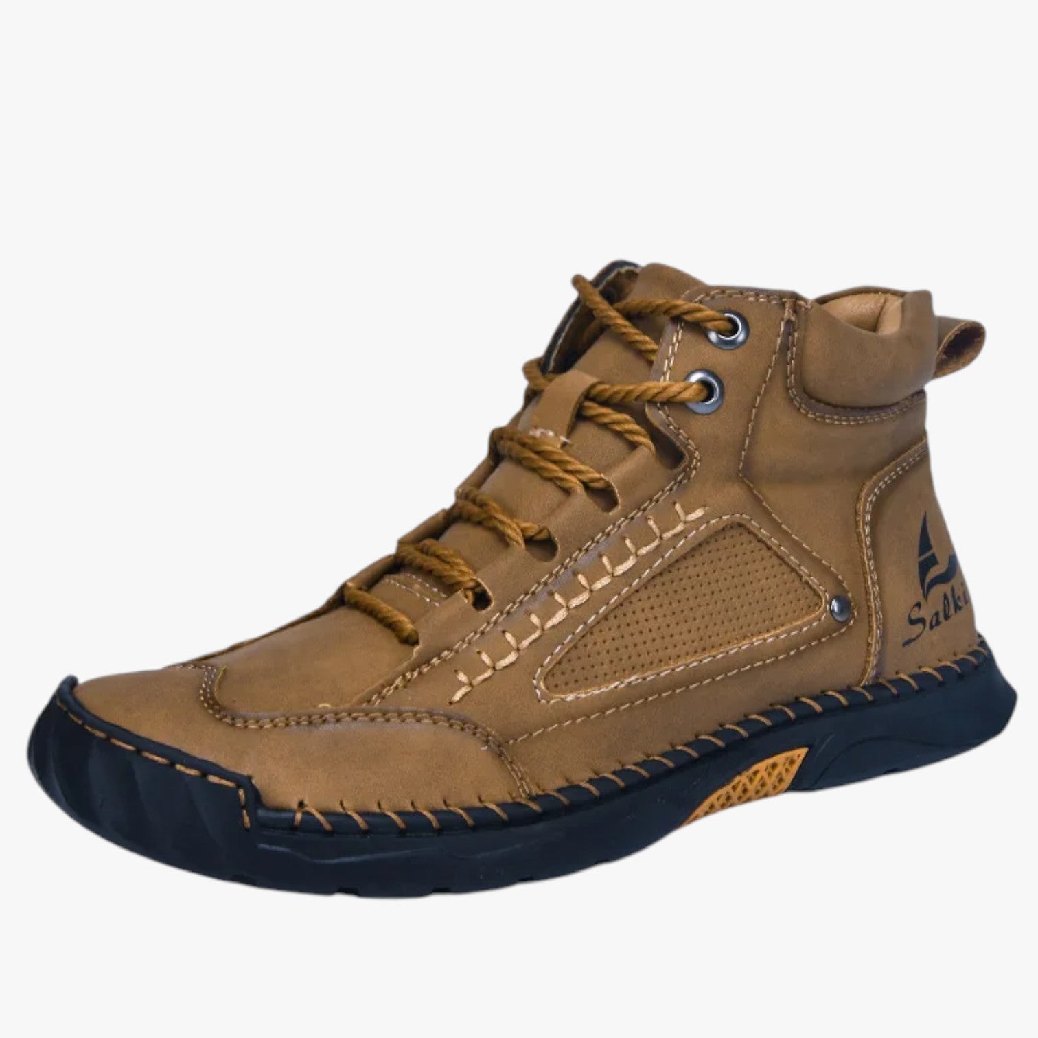 Stivali da Uomo Fatti a Mano Design in Pelle, Traspiranti & Stile Casual - marrone - Boots & Shoes casual design fatti mano Men's Shoes pelle shoes shoes for men stile stivali - Concept Palermo