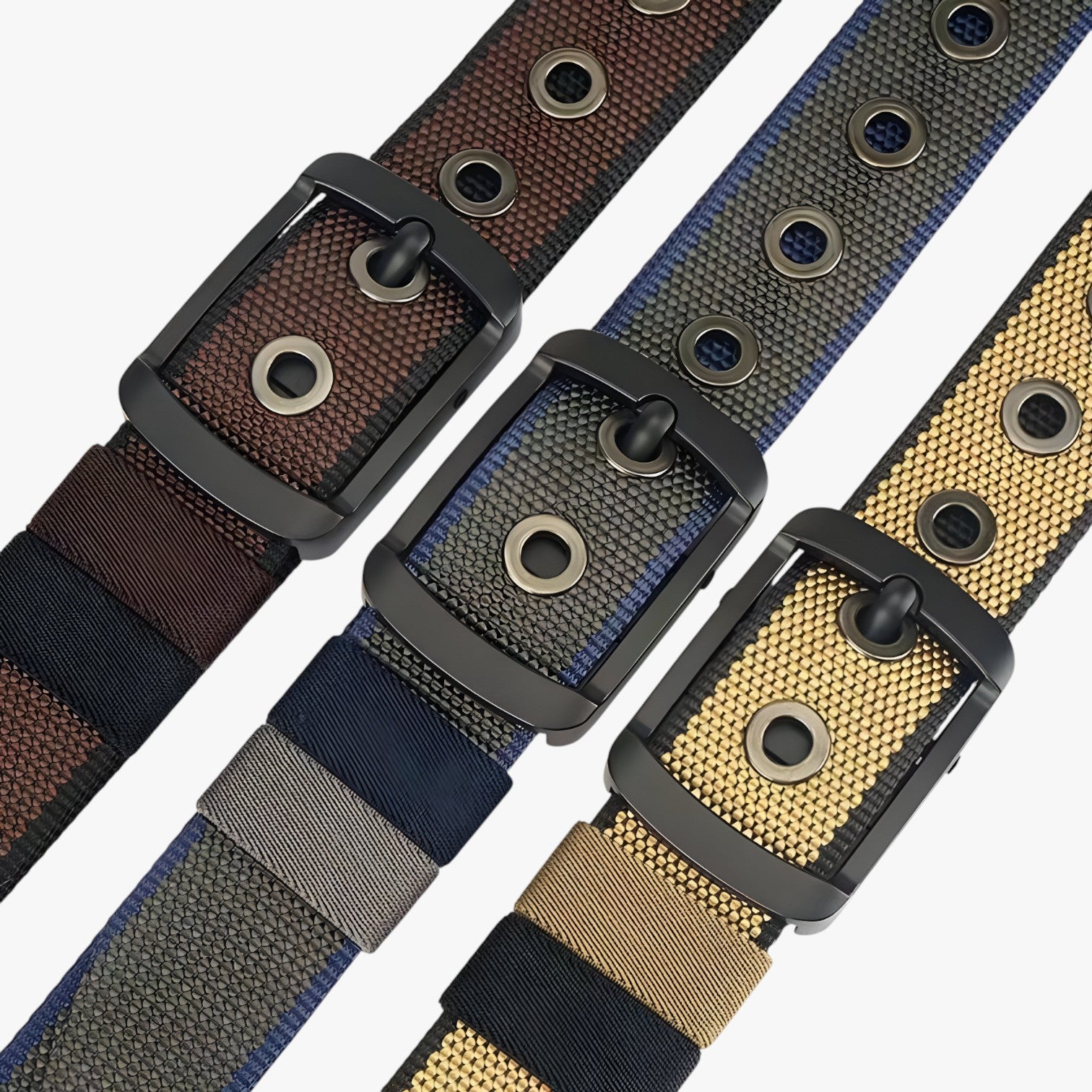 Cintura reversibile in nylon: 2 look in 1 per ogni stile Uomo - - Belts belts for men cintura cintura reversibile look Mens belt nylon ogni reversibile stile - Concept Palermo