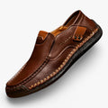 Mocasines de hombre en piel auténtica hechos a mano artesanales elegantes
