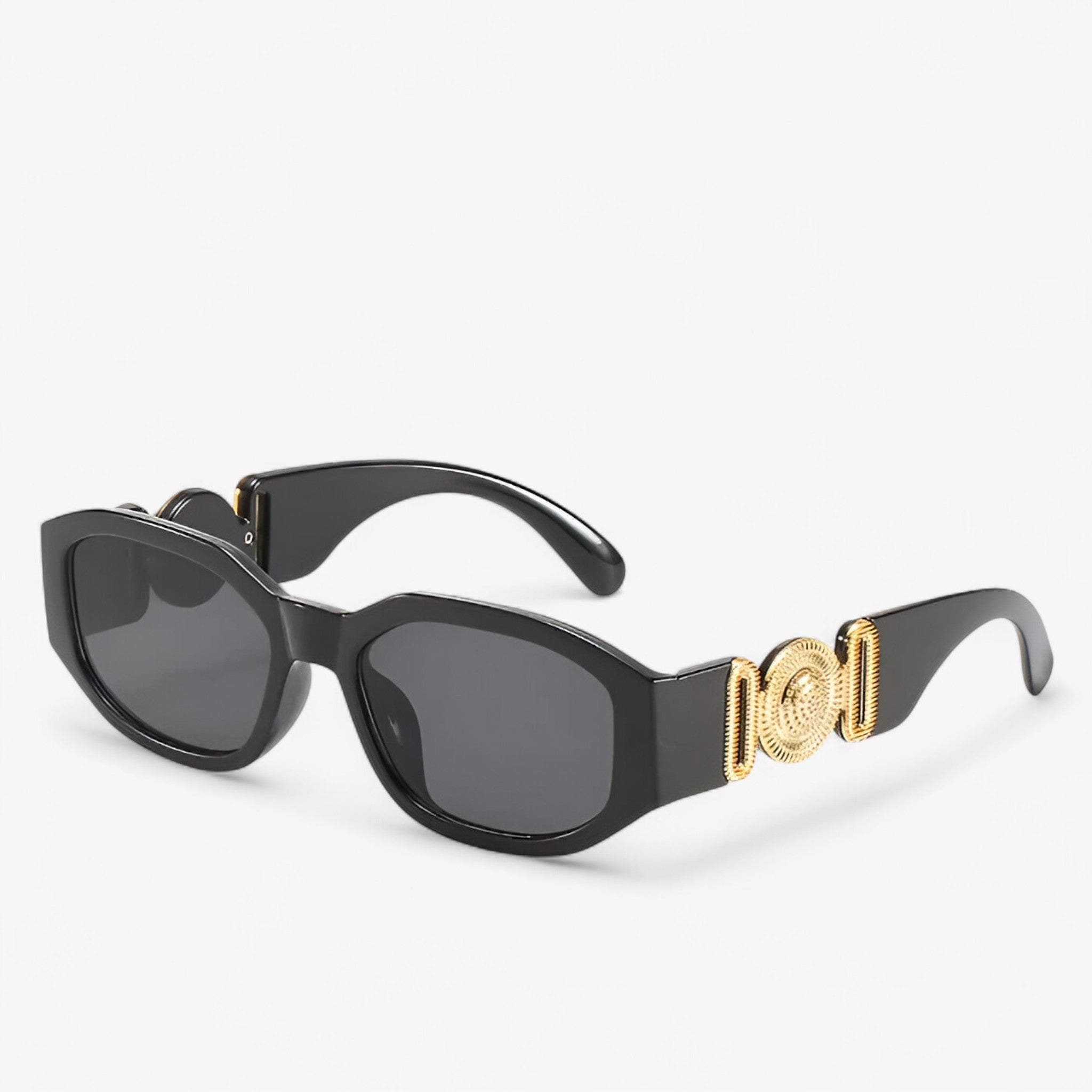 Occhiali da sole rettangolari piccoli da viaggio e stile vintage Uomo - Nero grigio As shown - Fashion Sunglasses men sunglasses polarized mens sunglasses occhiali occhiali sole piccoli Polarized man sunglasses rettangolari sole stile sunglasses sunglasses polarized men uomo - Concept Palermo