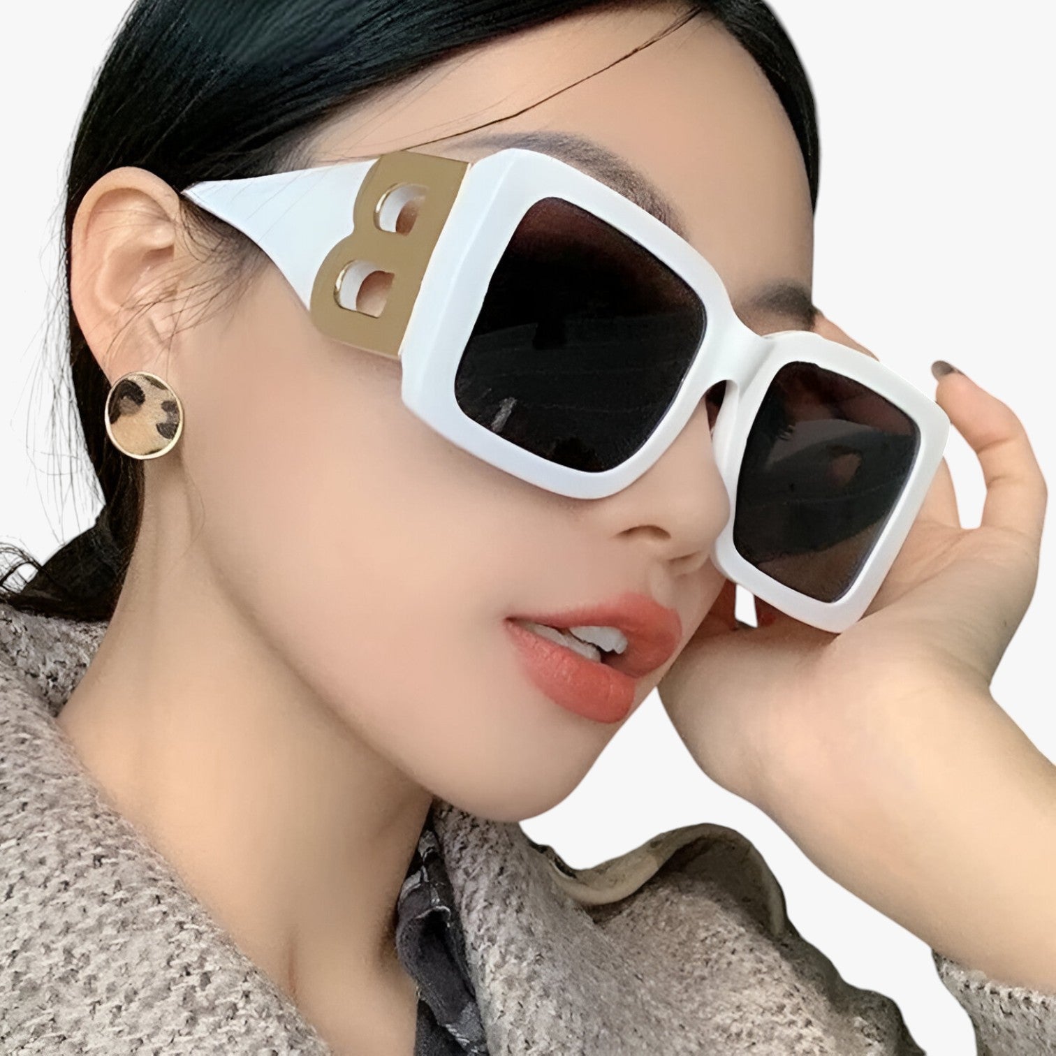 Audace e stiloso - Occhiali da sole oversized con protezione UV400 Uomo - - audace audace stiloso Fashion Sunglasses occhiali oversized polarized sunglasses women protezione sole stiloso sunglasses - Concept Palermo