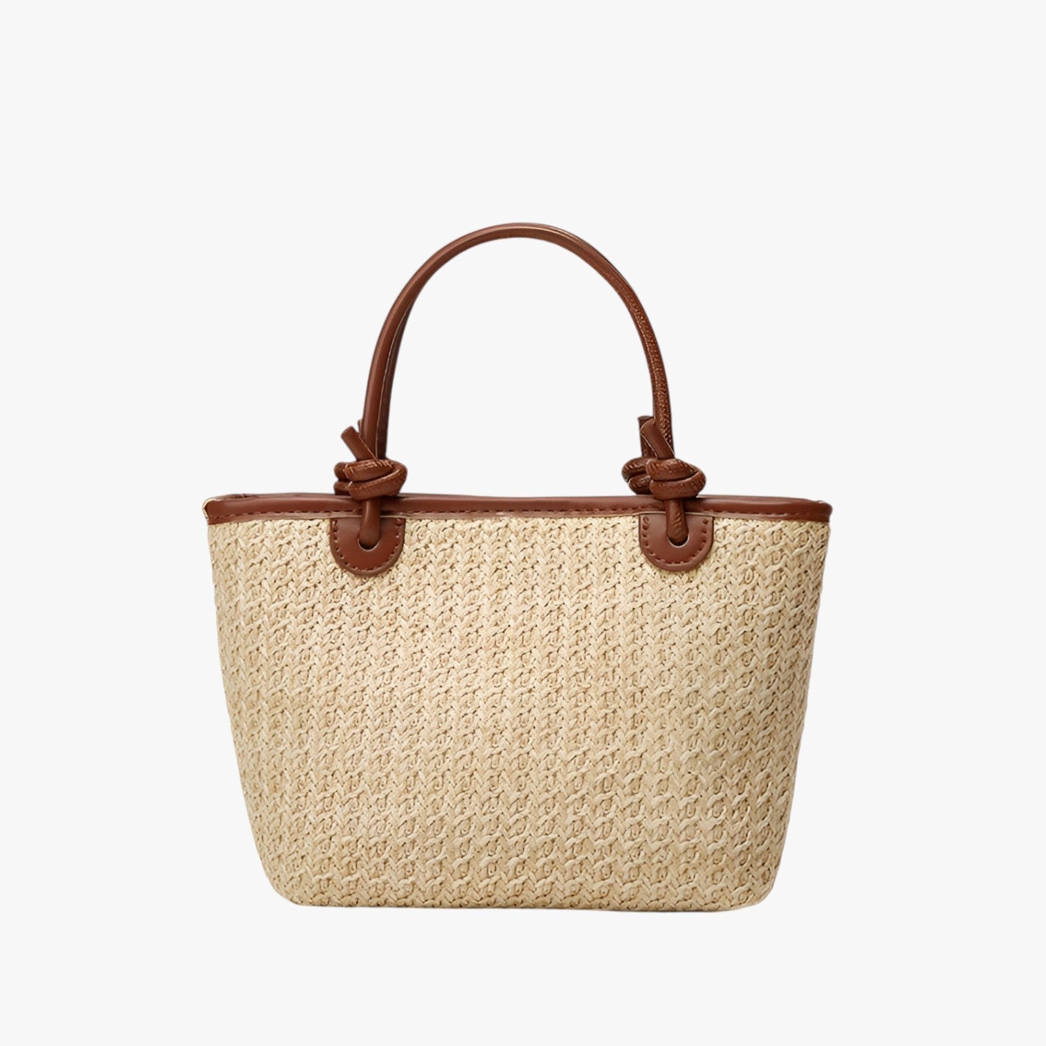 Borsa a Tracolla Estiva Donna in Paglia Naturale con Fodera Interna - - bags borsa borsa tracolla donna estiva handbags paglia tracolla Women's handbags - Concept Palermo