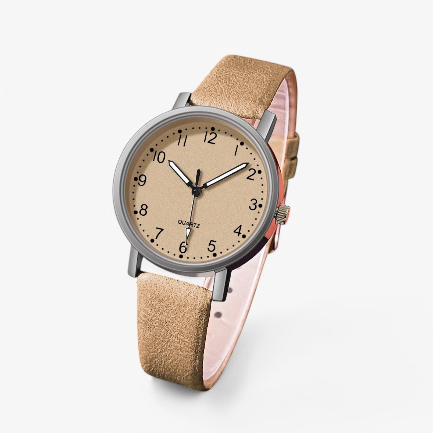 Orologio da donna vintage - confortevole Pelle - Beige - confortevole donna ladies watch orologio orologio donna pelle vintage watch watch for women watches - Concept Palermo