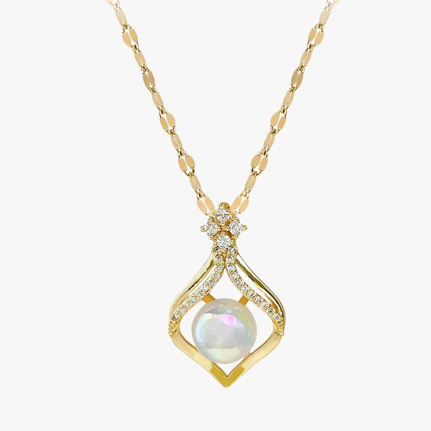 Collana di perle sirena glamourosa Oro Lana Donna - - collana collana perle donna elegant womens necklaces glamourosa jewelry lana Necklace NECKLACES Necklaces for Women perle sirena - Concept Palermo