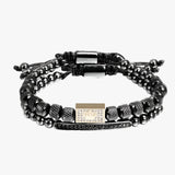 Crown Power - Set van 2 armbanden voor stijl en zelfvertrouwen