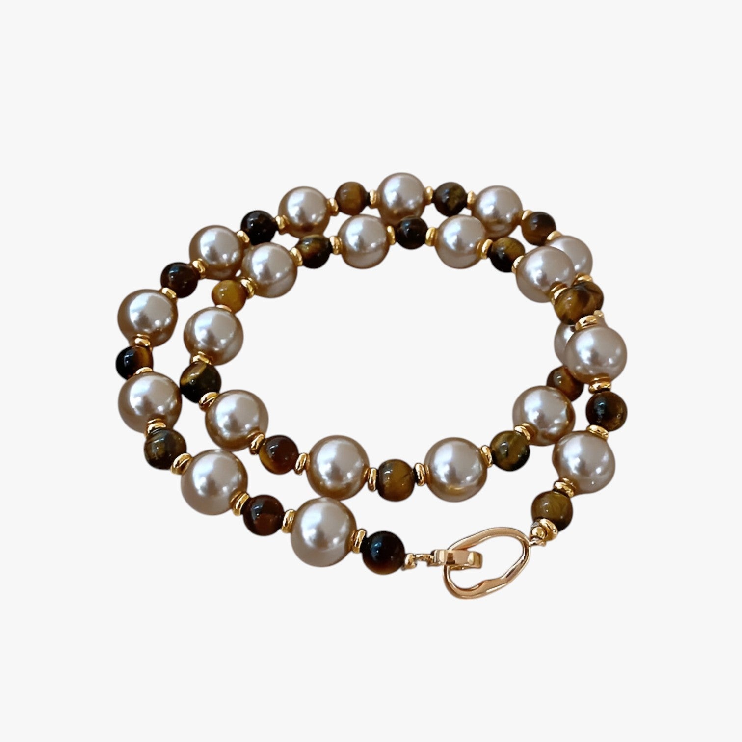 Collana in occhio di tigre per un look raffinato Lana Donna - - collana collana occhio donna Fashion Necklaces jewelry lana look Necklace Necklaces for Women occhio raffinato - Concept Palermo