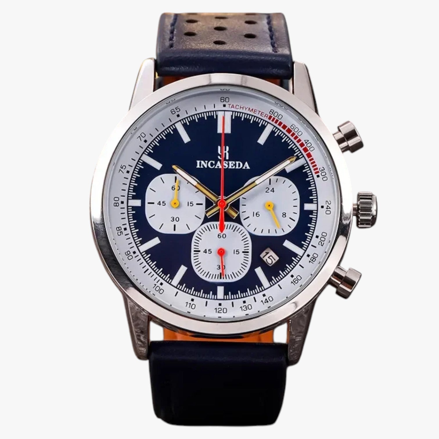 Orologio Uomo INCASEDA Cronografo al Quarzo Lusso, Ultra Luminoso, Elegante - - cronografo incaseda luminoso orologio orologio uomo quarzo uomo watch watch for men watches WATCHES FOR MEN - Concept Palermo