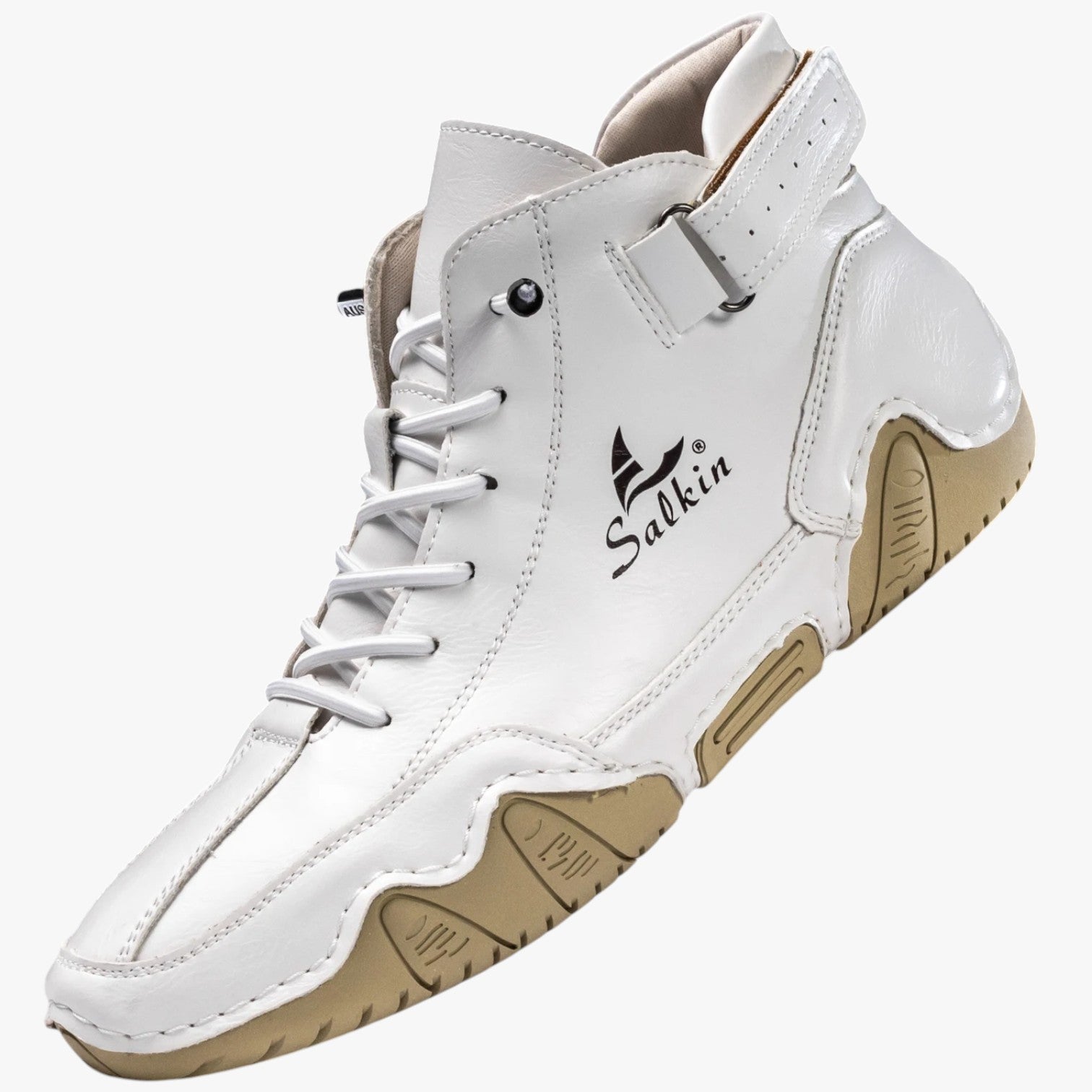 Scarpe Uomo Eleganti Casual in Vera Pelle Traspiranti Fatte a Mano Nere Marroni - BIANCO - Boots & Shoes casual classe fatti mano pelle shoes shoes for men Shoes men stile traspiranti - Concept Palermo