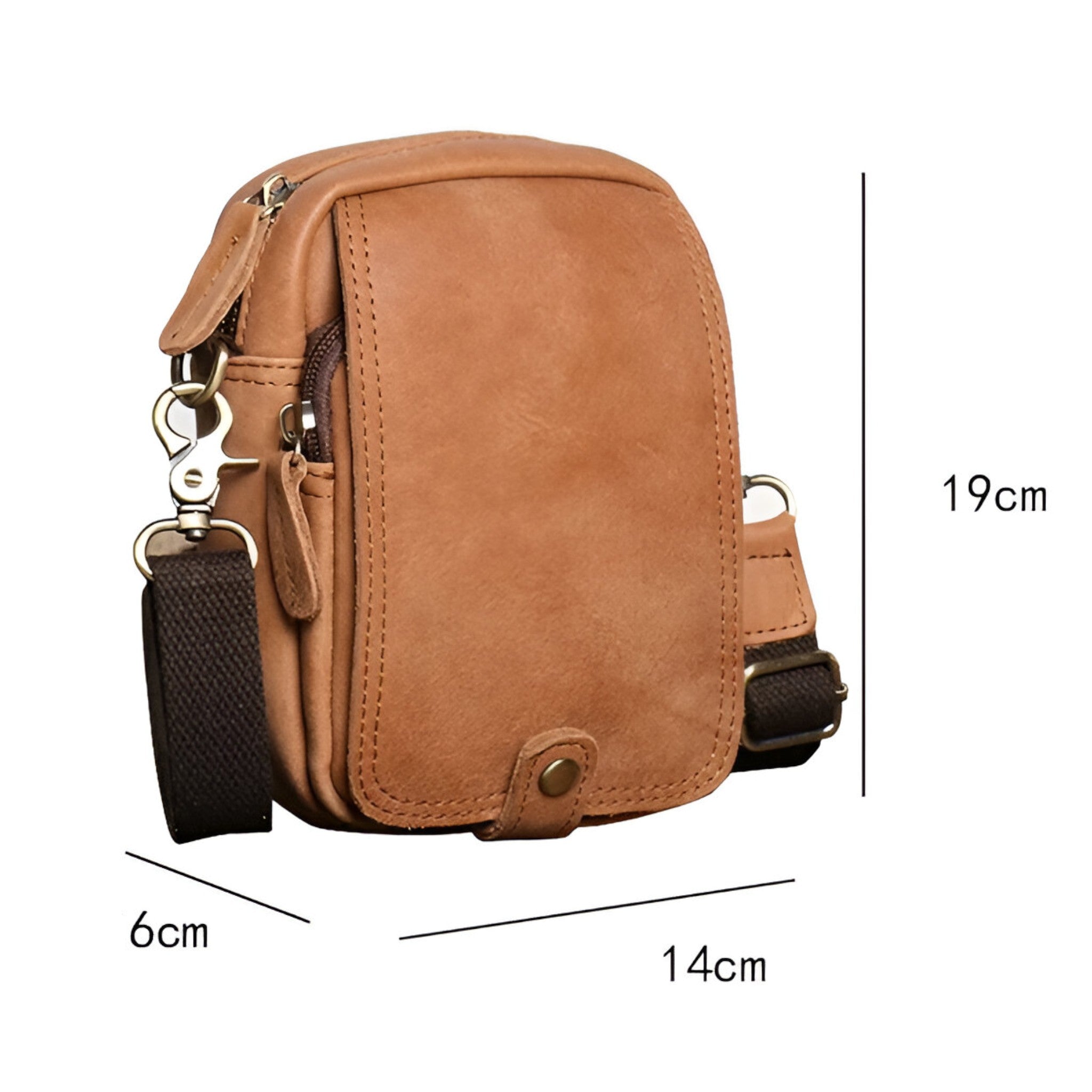 Borsa a Tracolla Donna Nera in Vera Pelle Bovina - Elegante, Leggera e Pratica - - accessoires bags borsa borsa tracolla bovina leggera pelle pratica tassen tracolla - Concept Palermo