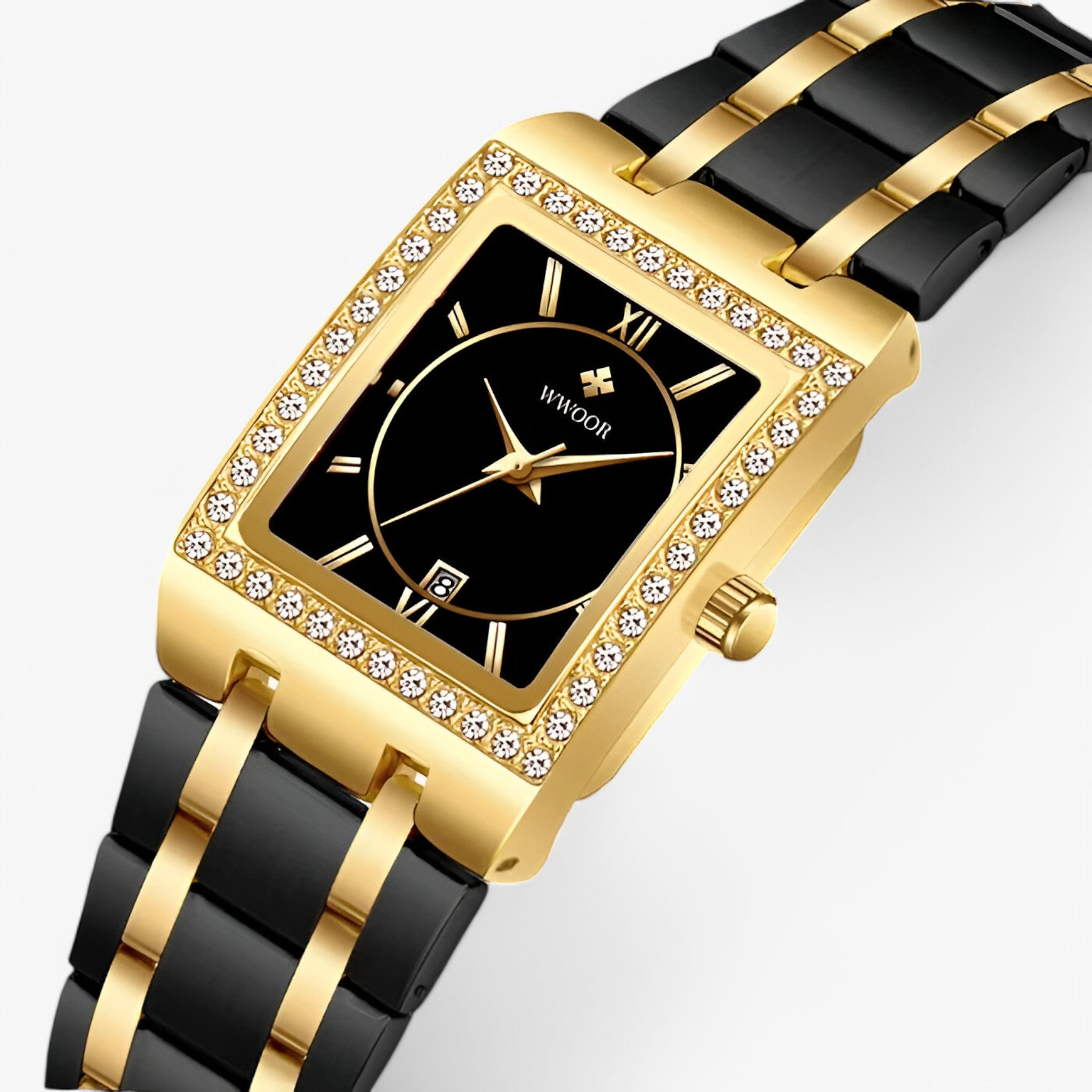 Orologio da Donna con Diamanti Quadrati - - diamanti donna orologio orologio donna quadrati watch for women watches women watch - Concept Palermo