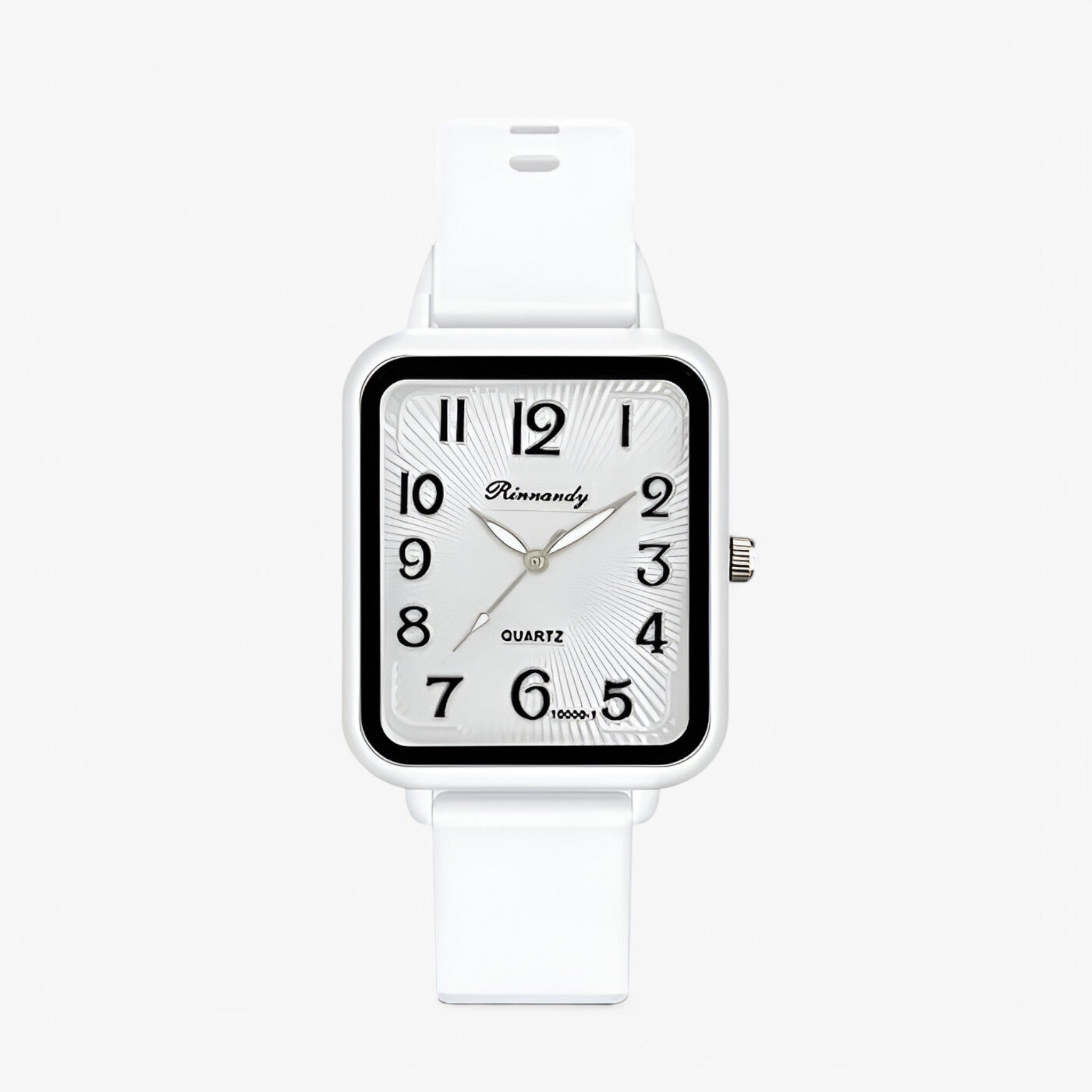 Orologio Digitale Rettangolare con Cinturino in Silicone Donna - bianca - accessoires cinturino digitale donna horloges orologio orologio digitale rettangolare silicone watches - Concept Palermo