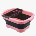 Colador plegable de silicona para frutas y verduras