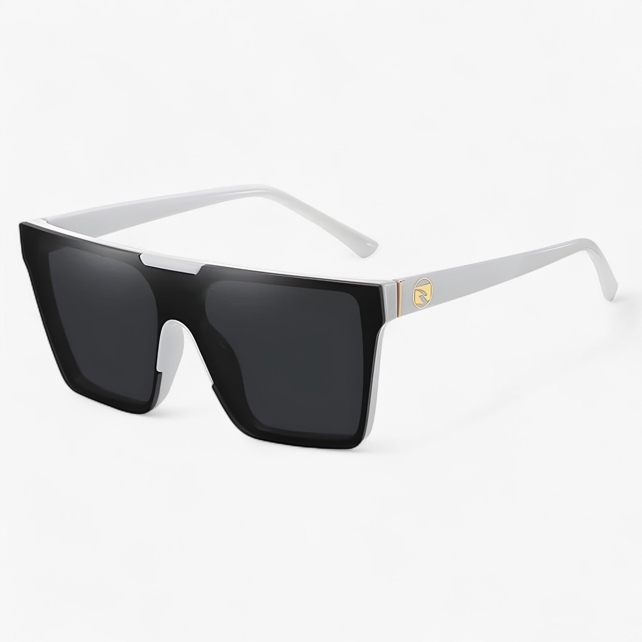 Occhiali da sole monoblocco di lusso Uomo - Bianco Nero - Fashion Sunglasses men sunglasses polarized mens sunglasses monoblocco occhiali occhiali sole Polarized man sunglasses sole sunglasses sunglasses polarized men uomo - Concept Palermo