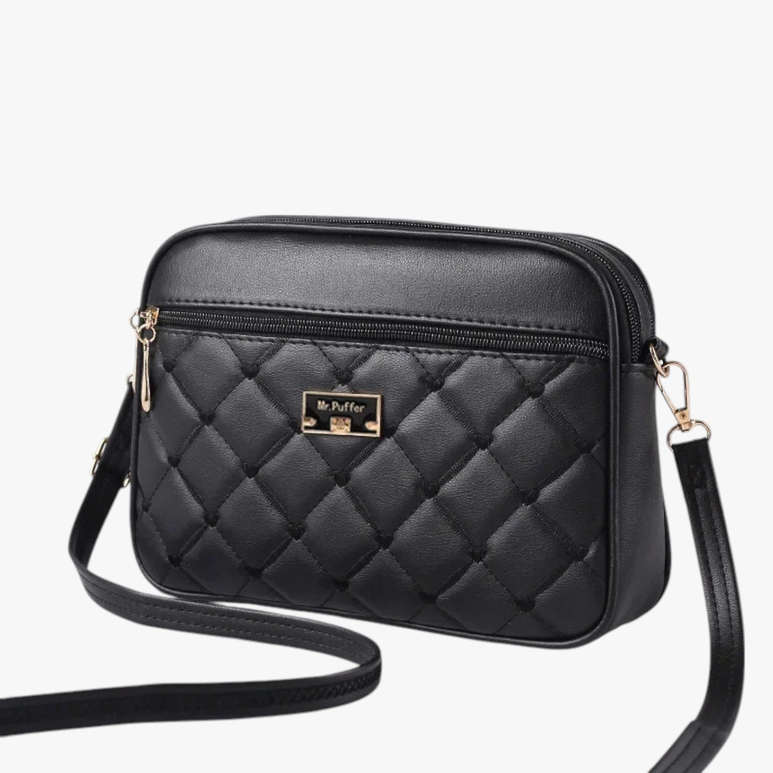 Borsa a Spalla Donna 2025 in PU Lingge, Piccola e Versatile - Nero 26cm 8cm 18cm - bag Bags borsa borsa spalla Crossbody Bags donna lingge piccola spalla versatile women bag women bags - Concept Palermo